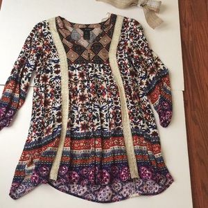 Ali miles Boho Dress above the knees dress